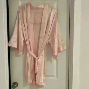 Rhinestone Bridesmaid‎ Satin Robe